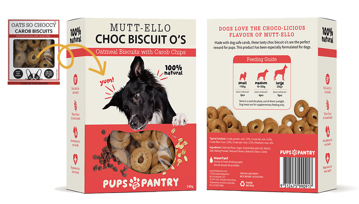 Mutt-Ello Choc Biscuit O'S